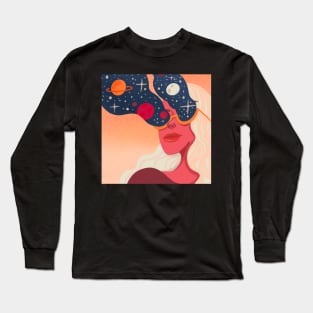 space glasses Long Sleeve T-Shirt